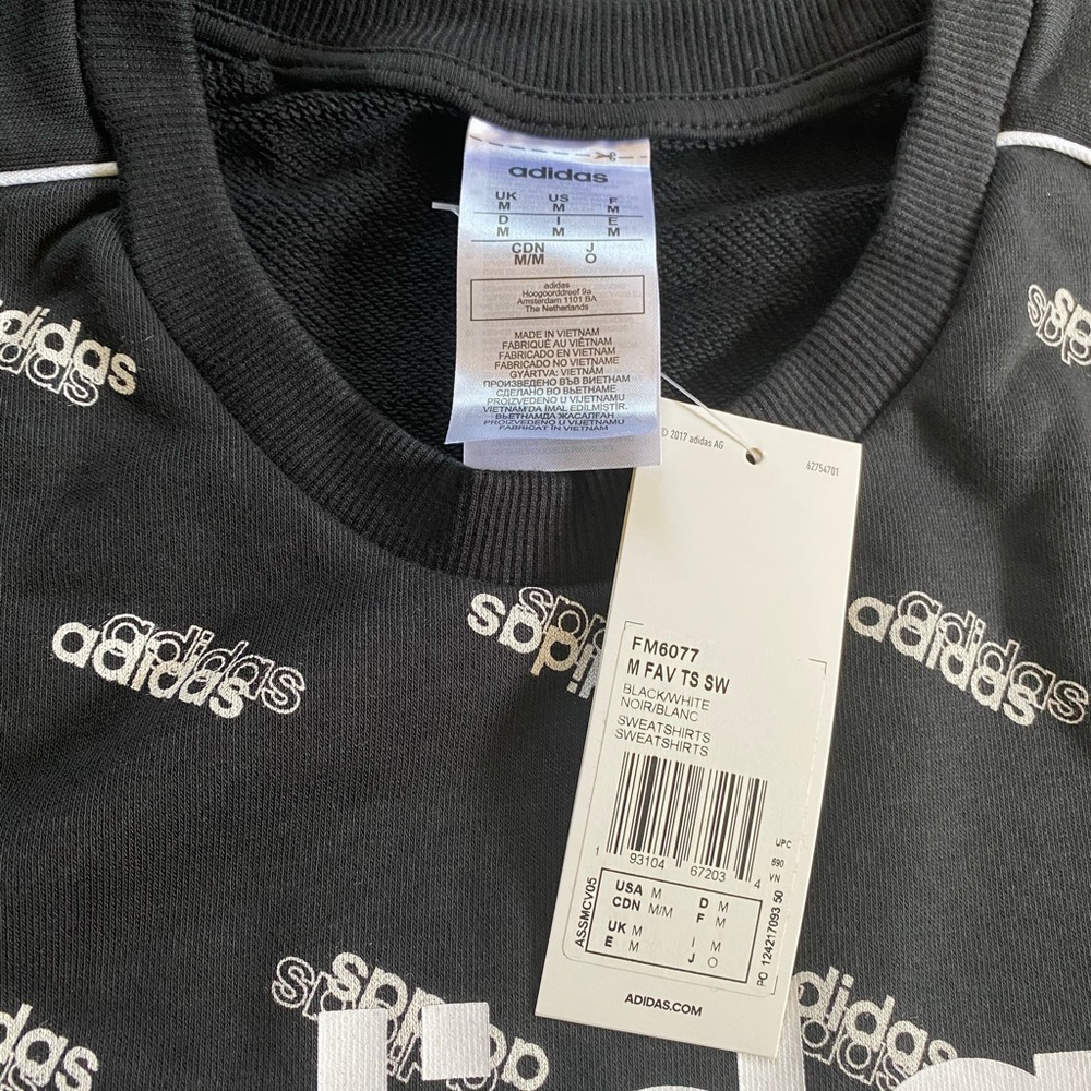 NEW ADIDAS Graphic Men’s Sweatshirt - Picture 4 of 16